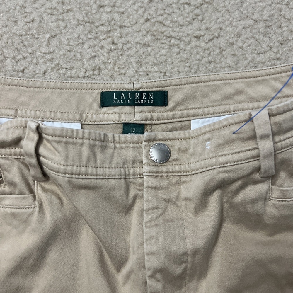 ralph lauren size 12‎ khaki shorts women